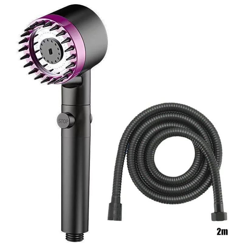 Three Speed Adjustment Bathroom Supplies Head Massage Portable Shower Filter Showers for Bathroom A