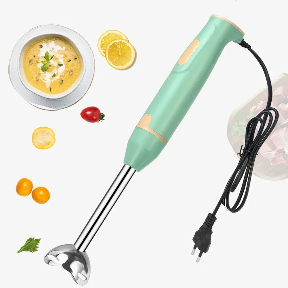 Professional 400W Electric Immersion Hand Blender with Stainless Steel Blade for Smoothies