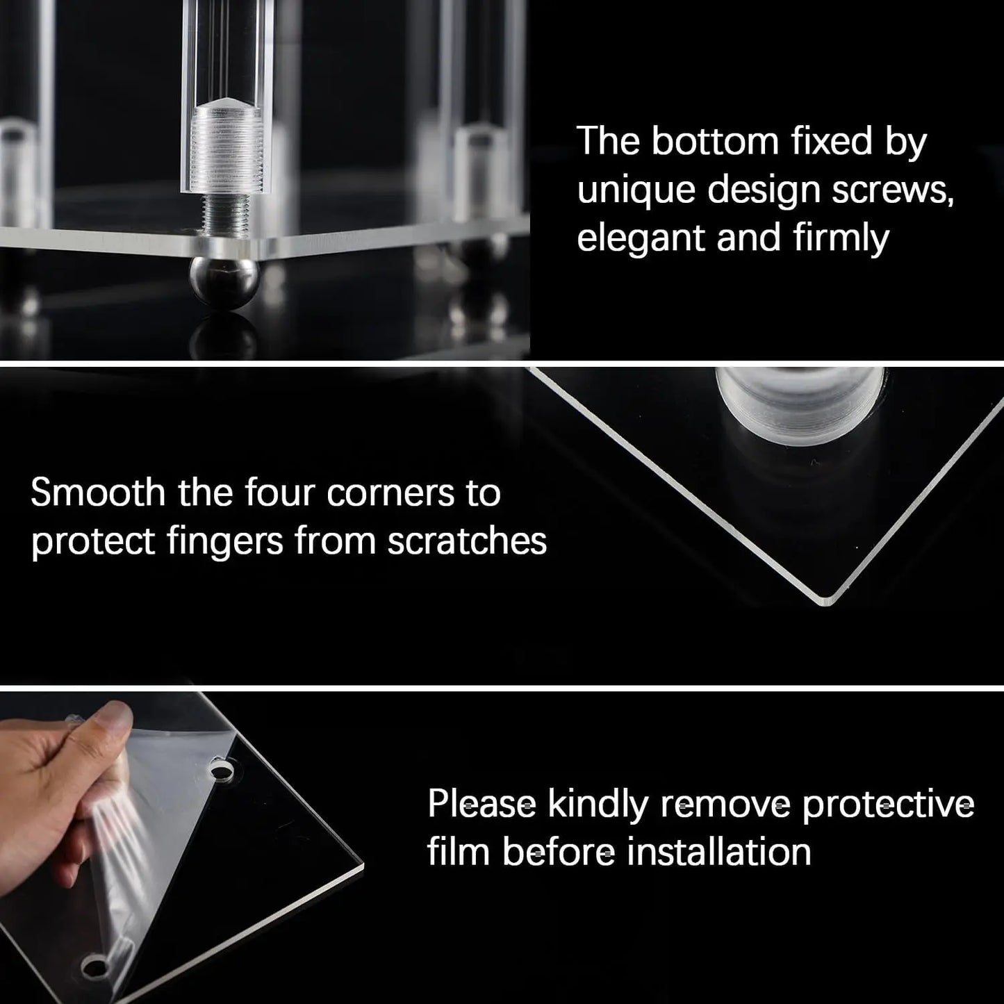 4pcs 7 Arm Acrylic Candlestick Candle Holder for Wedding 26.5 Inch Tall Clear Candelabra forBirthday Party Living Room Decor