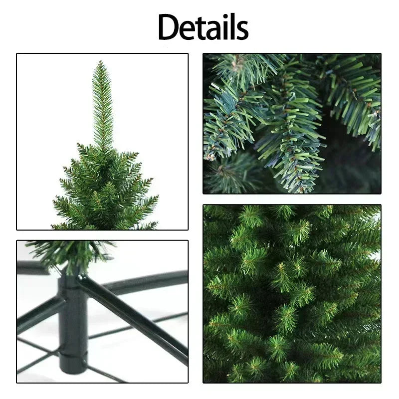 Artificial Christmas Tree 120CM-270CM Large PVC Pencil Christmas Tree Hotel Shopping Mall Christmas Atmosphere Decoration