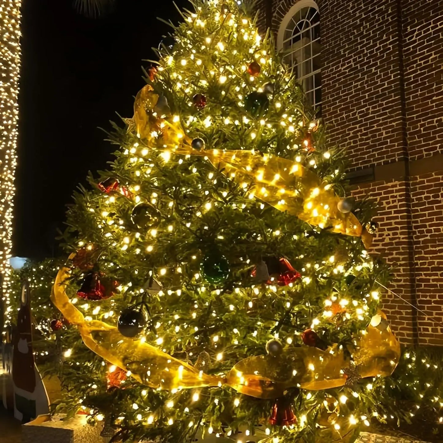 300LED Solar Christmas Lights Outdoor Waterproof 8 Modes Solar String Lights for Garden Xmas Decorations Starry Fairy Lights