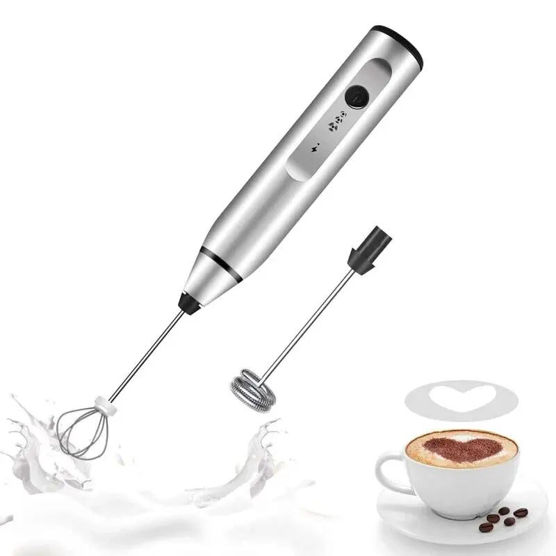 Portable Electric Milk Frothers Handheld Blender USBMini Coffee Maker Whisk