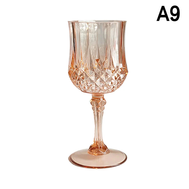 1Pcs Plastic Champagne Flutes Acrylic Champagne Glasses Wine Cups