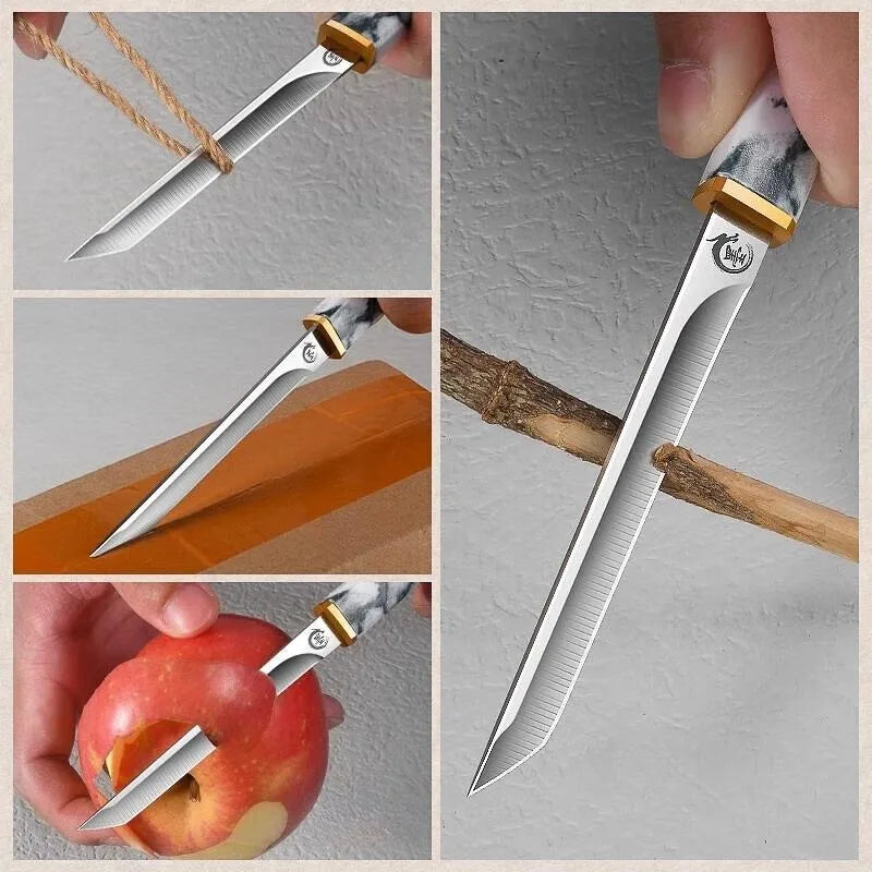 Stainless Steel Kitchen Knife Set – Mini Knife, Meat Boning Knife, Fruit Peeler
