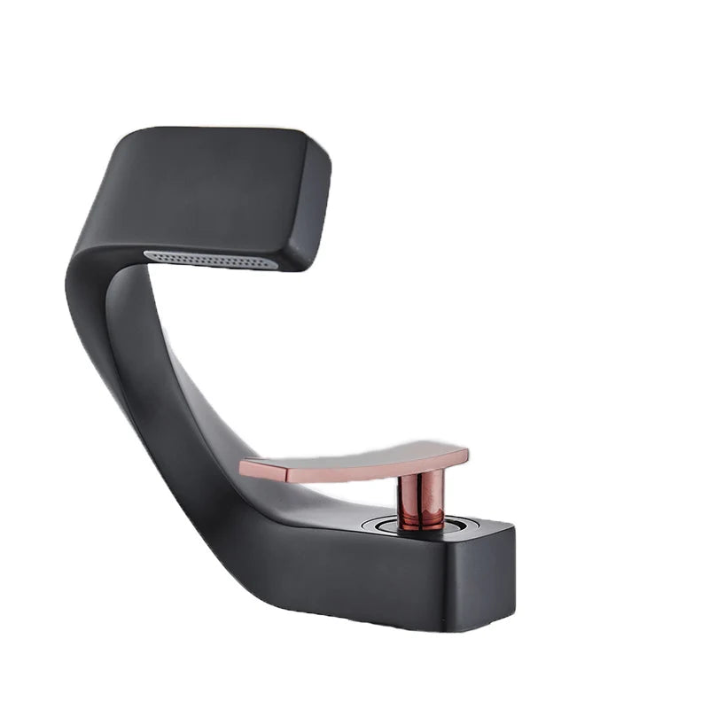 Single Handle Single Hole Fashion Wash Basin Sink Faucet Hot and Cold Bathroom Faucet Deck-mounted Faucet