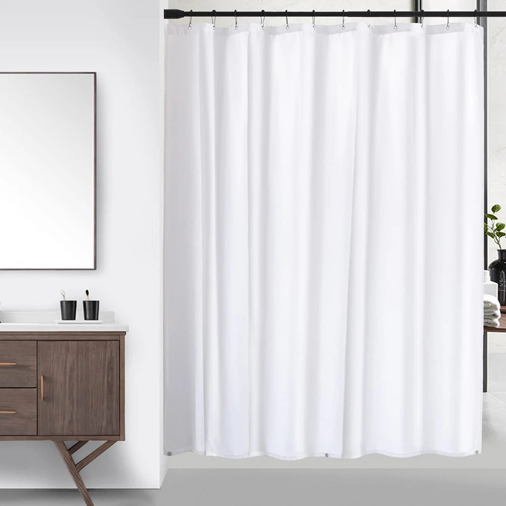 Clear Shower Curtain Plastic Shower Liner PEVA 180x200CM Lightweight Waterproof Shower Curtains for Bathroom