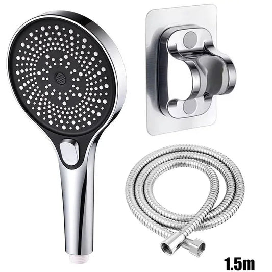 Large screen shower head 3-speed mode portable shower accessories bathroom supplies shower knob complete set