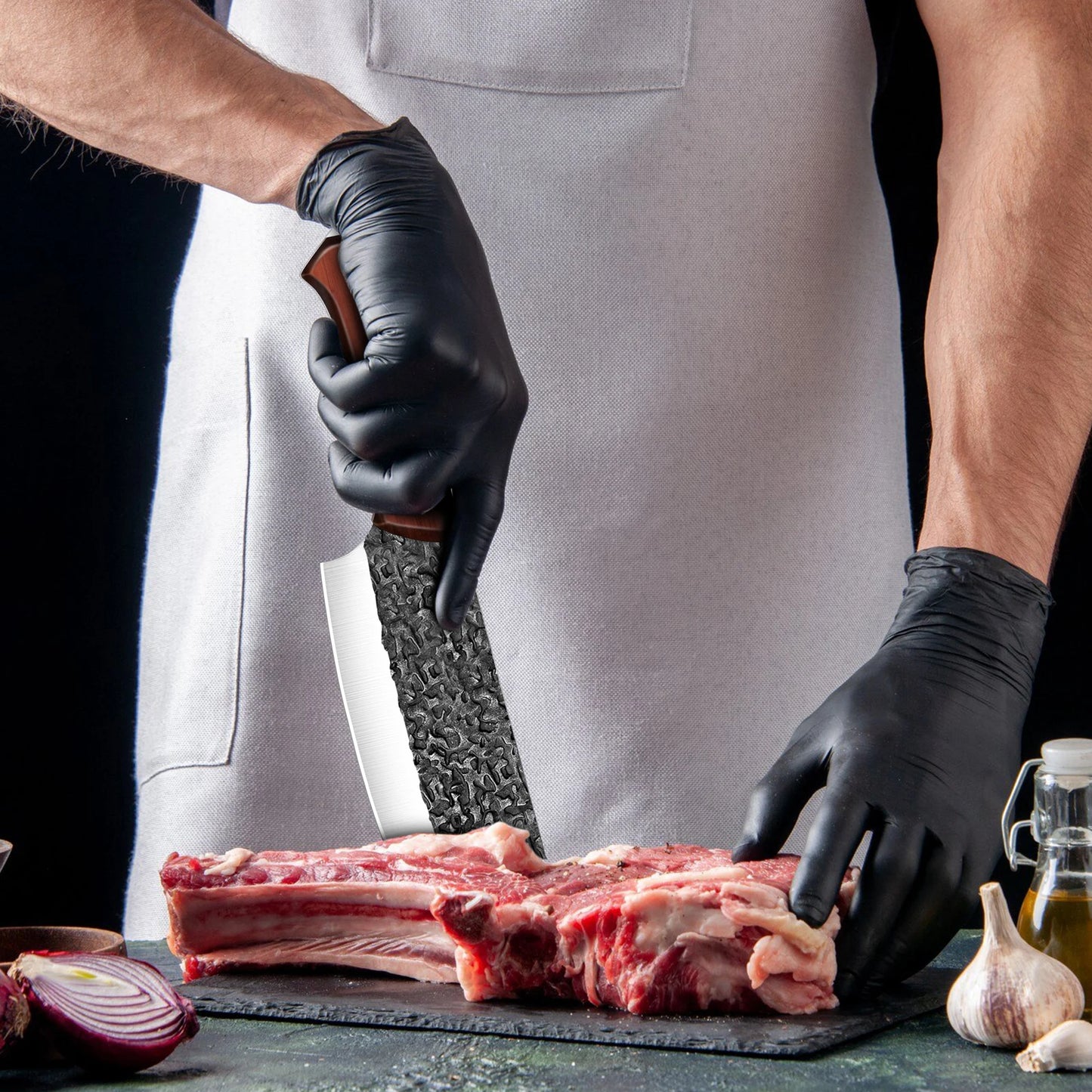 Cleaver Knife Stainless Steel Slicing Multi-purpose Kitchen Chef Knives