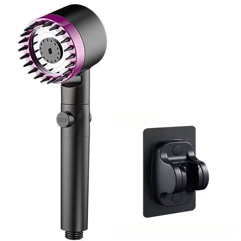 Three Speed Adjustment Bathroom Supplies Head Massage Portable Shower Filter Showers for Bathroom A