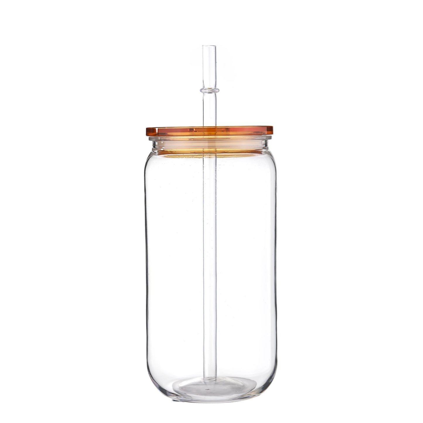 16oz Colorful Lid Transpare Plastic Cup with Lids And Straws Replacement Lids