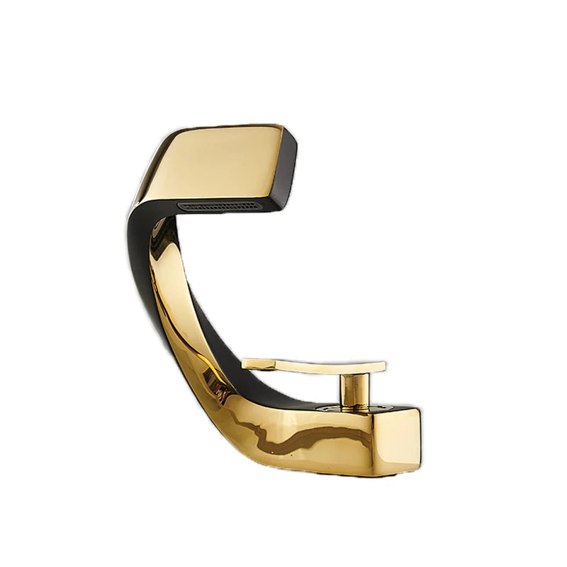 Single Handle Single Hole Fashion Wash Basin Sink Faucet Hot and Cold Bathroom Faucet Deck-mounted Faucet