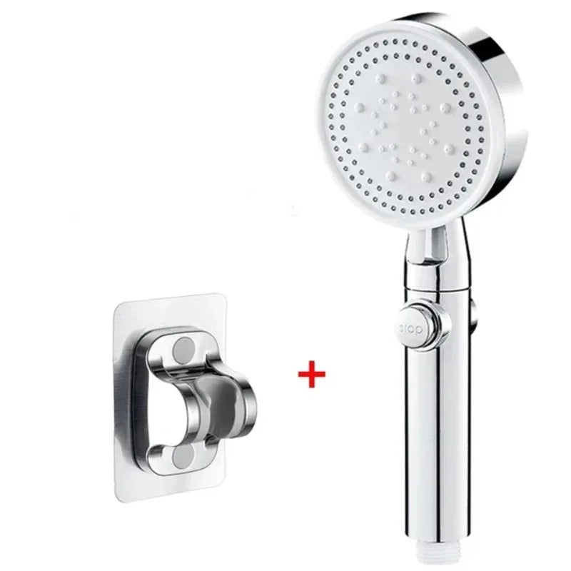 High Pressure Shower Head 5 Modes Adjustable Showerheads Bathroom Accessories with Hose Water Saving