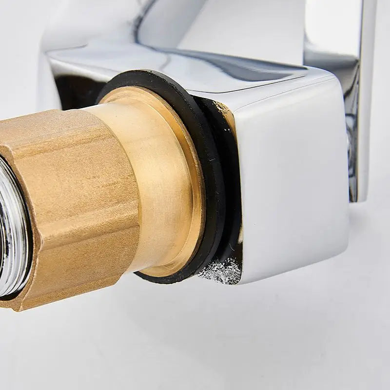 Single Handle Single Hole Fashion Wash Basin Sink Faucet Hot and Cold Bathroom Faucet Deck-mounted Faucet