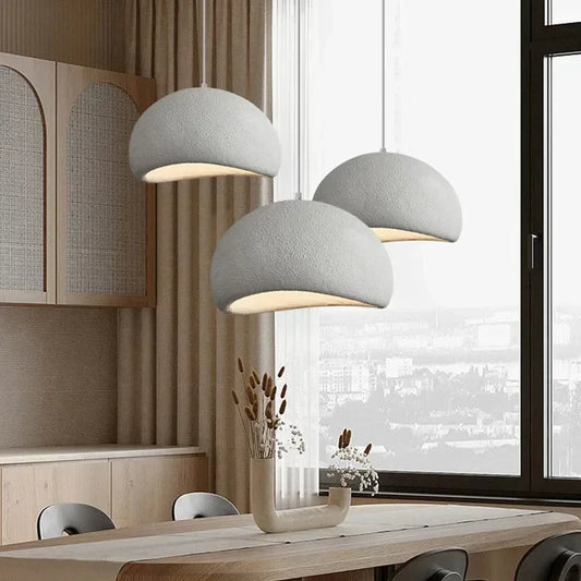 Nordic Wabi Sabi pendant light Modern LED Ceiling Chandeliers Hanging Lamp for Living Room Dining Bedroom Bar Home Decor Fixture