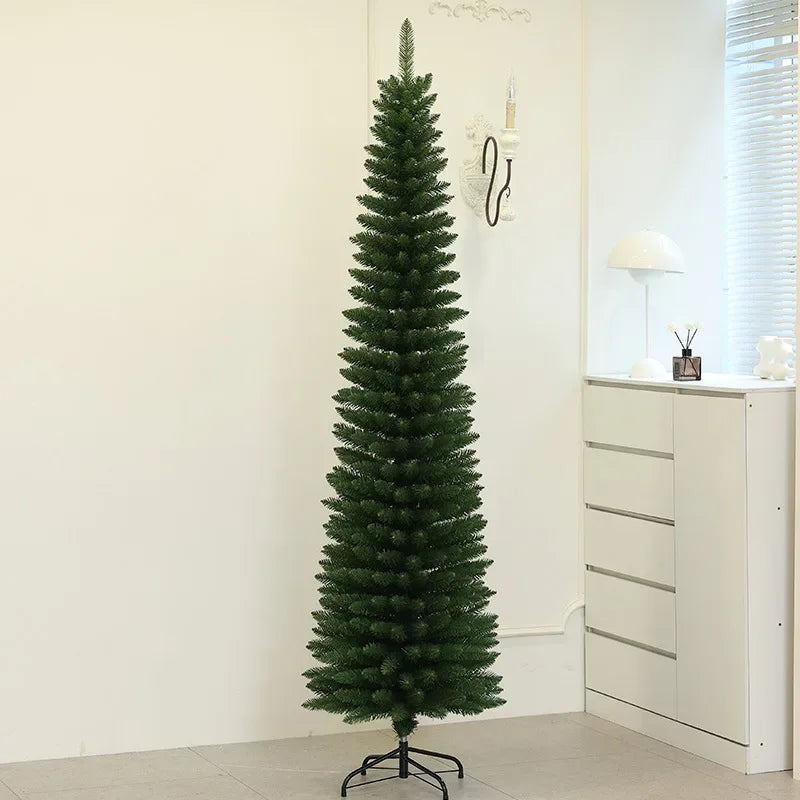 Artificial Christmas Tree 120CM-270CM Large PVC Pencil Christmas Tree Hotel Shopping Mall Christmas Atmosphere Decoration