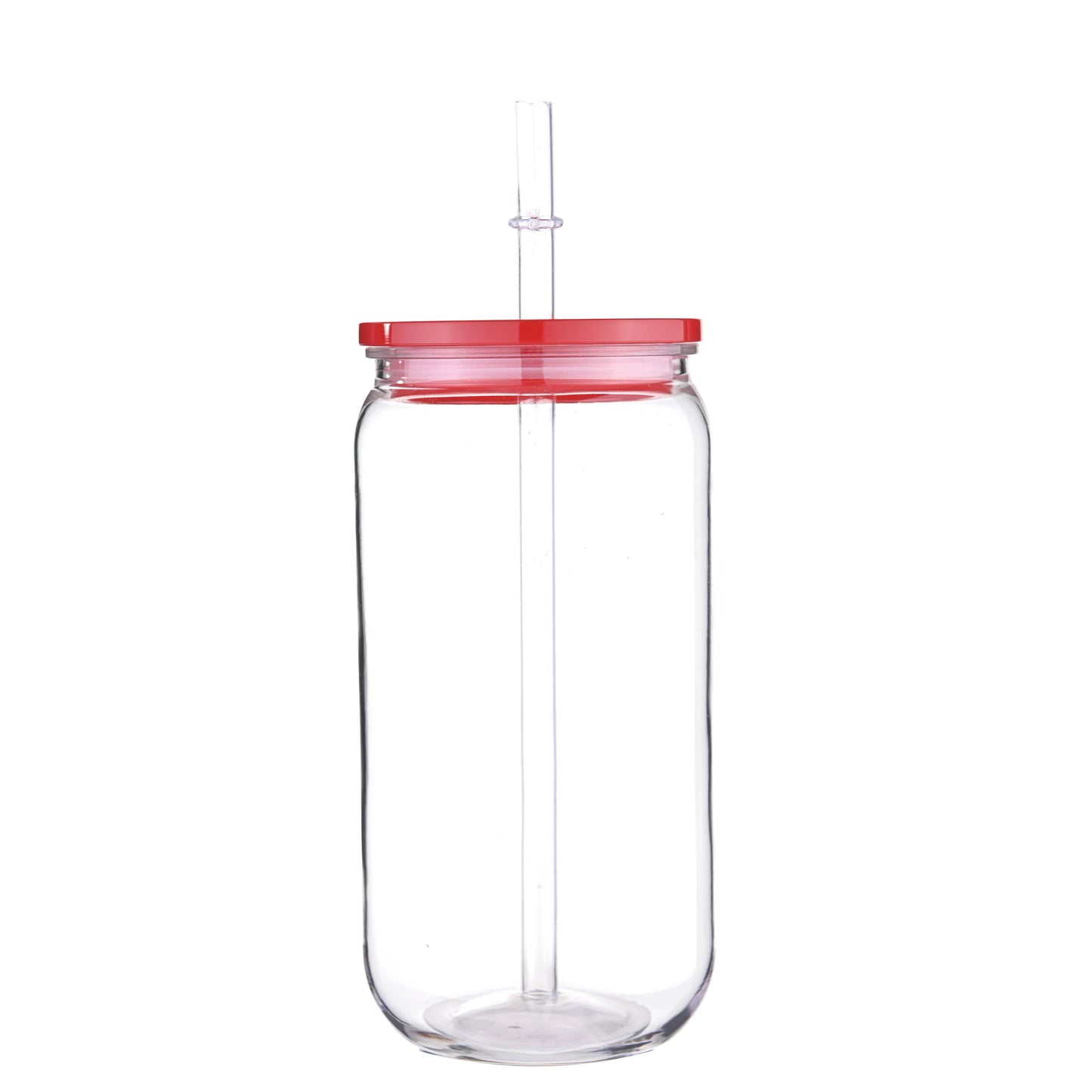 16oz PET Plastic Cups Equipped With Replaceable Colored Lid And Straw