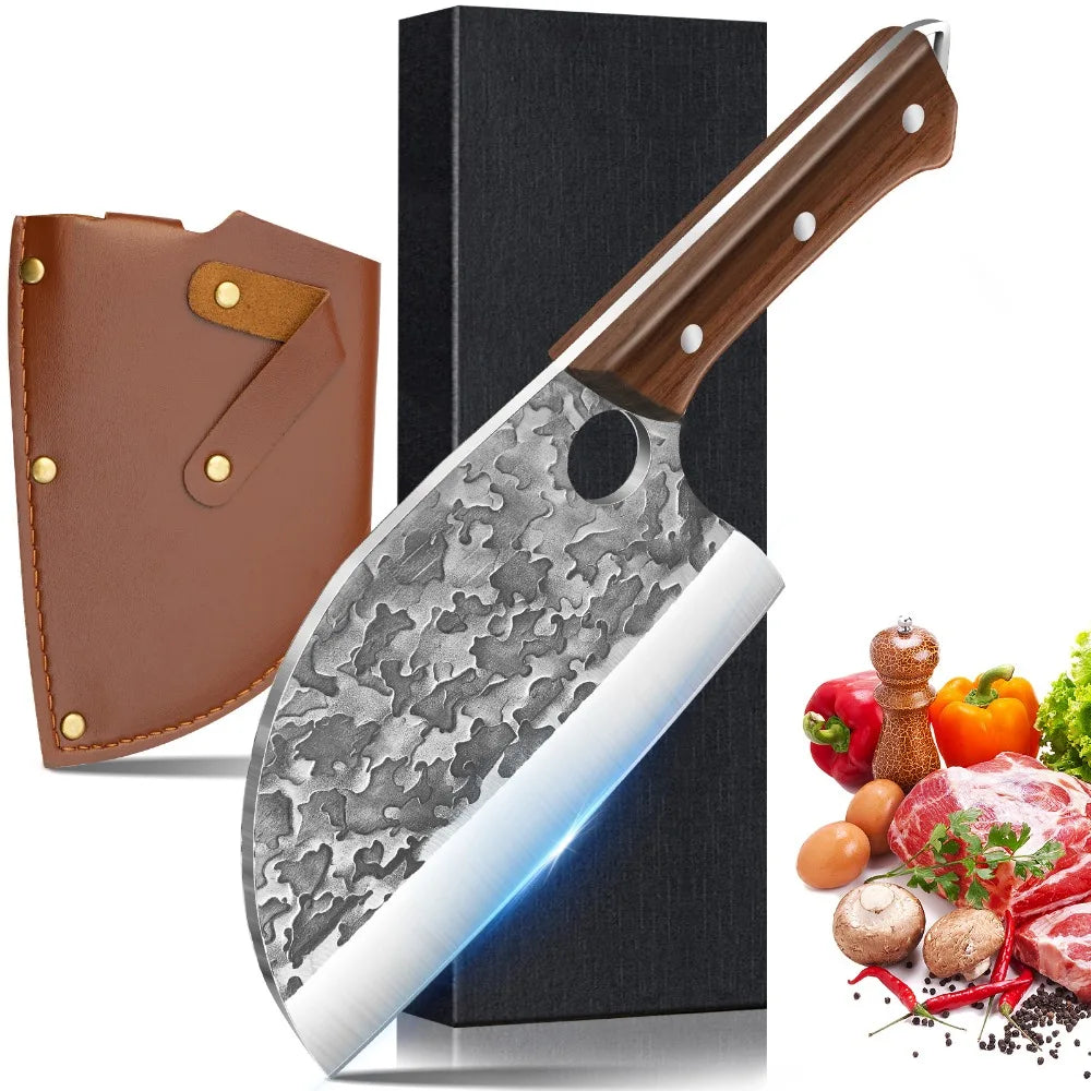 7''Stainless Steel Japanese Kitchen Knives Sharp Blade Professional Chef Knife