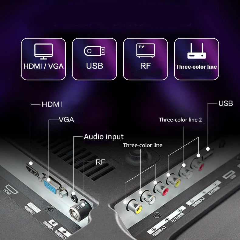 Smart Tvs Television Lcd Led 32 43 50 55 65 75 85 Inch HD 2k 4k Android Google Tv Smart Display Screen Home Network Television