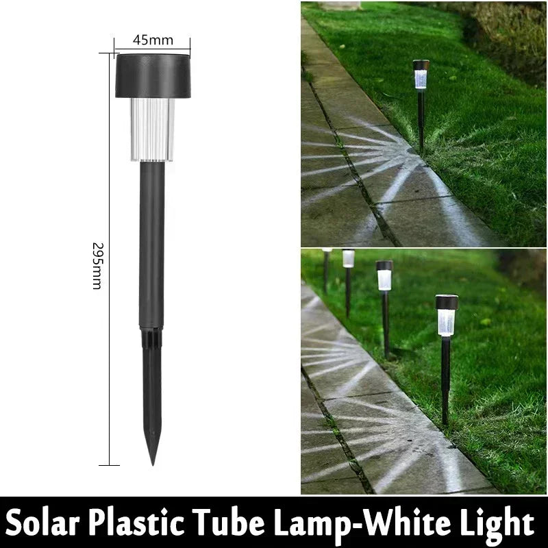 Solar Garden Light Outdoor Solar Powered Lamp Waterproof Landscape Lantern Lighting for Pathway Patio Decorative LED 10/20/30Pcs
