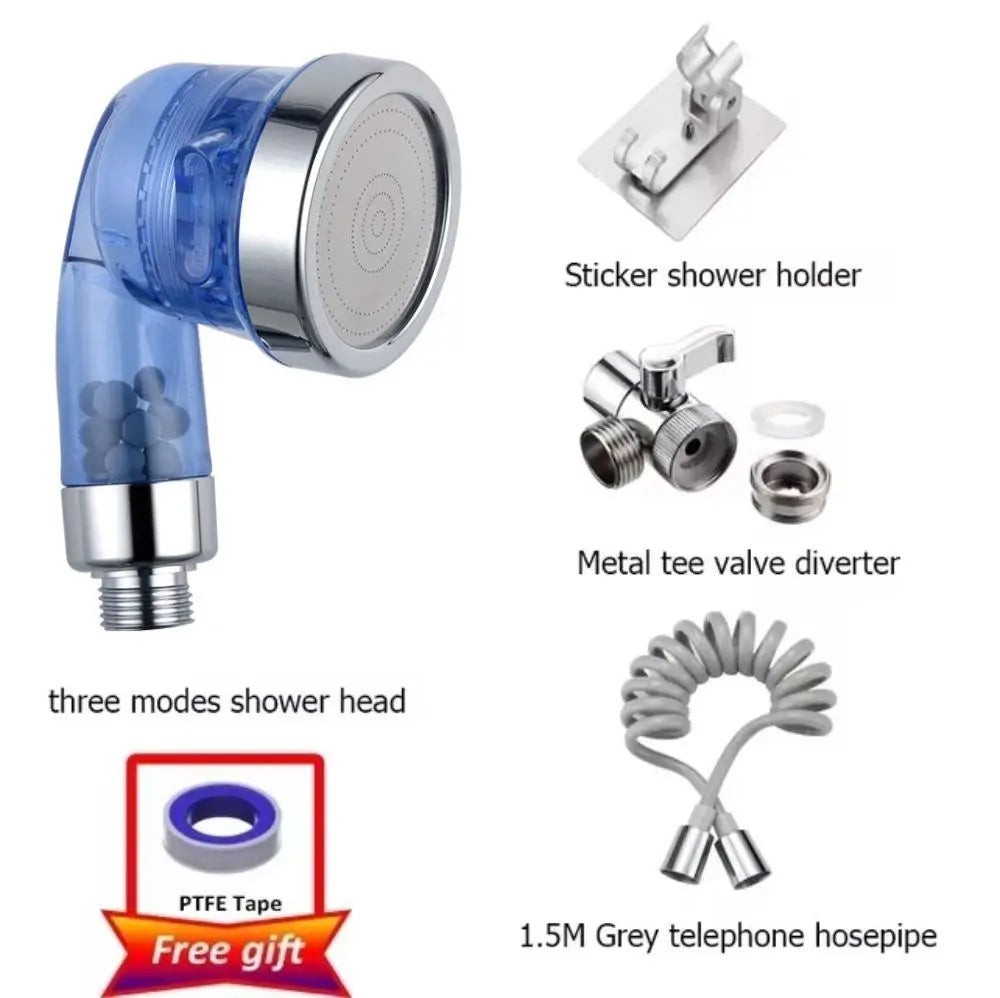 3 Mode Bidet Faucet External Shower Head Bathroom Kitchen Basin Tap Adapter Splitter Set Water Diversion Shower for Beauty Salon