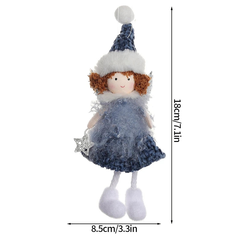 Christmas Decoration 2025 Christmas Tree Angel Hanging Pendants Hanging Ornaments Cute Angel Xmas Supplies Navidad Decor