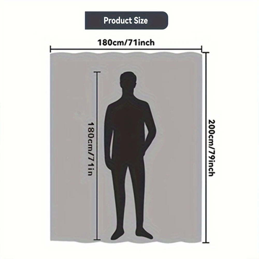 Clear Shower Curtain Plastic Shower Liner PEVA 180x200CM Lightweight Waterproof Shower Curtains for Bathroom