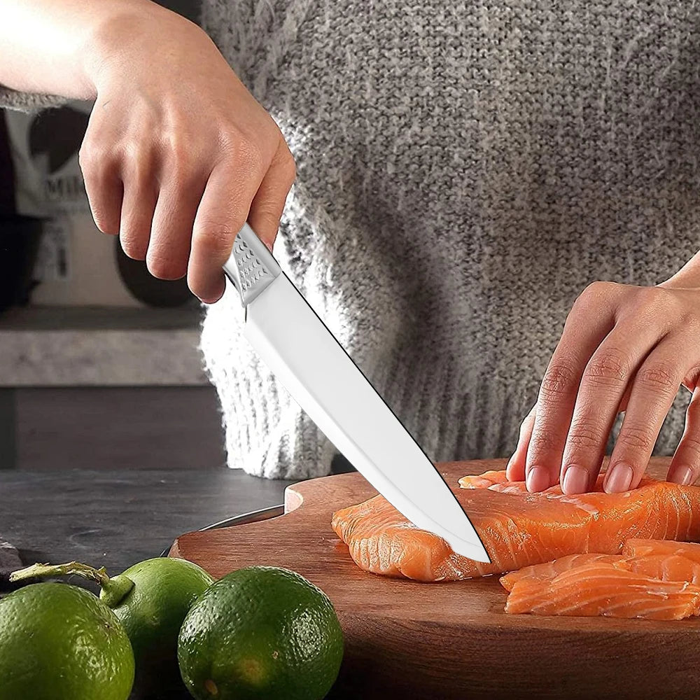 8pcs Kitchen Knives Set 3CR13 Stainless Steel Chef's Knife