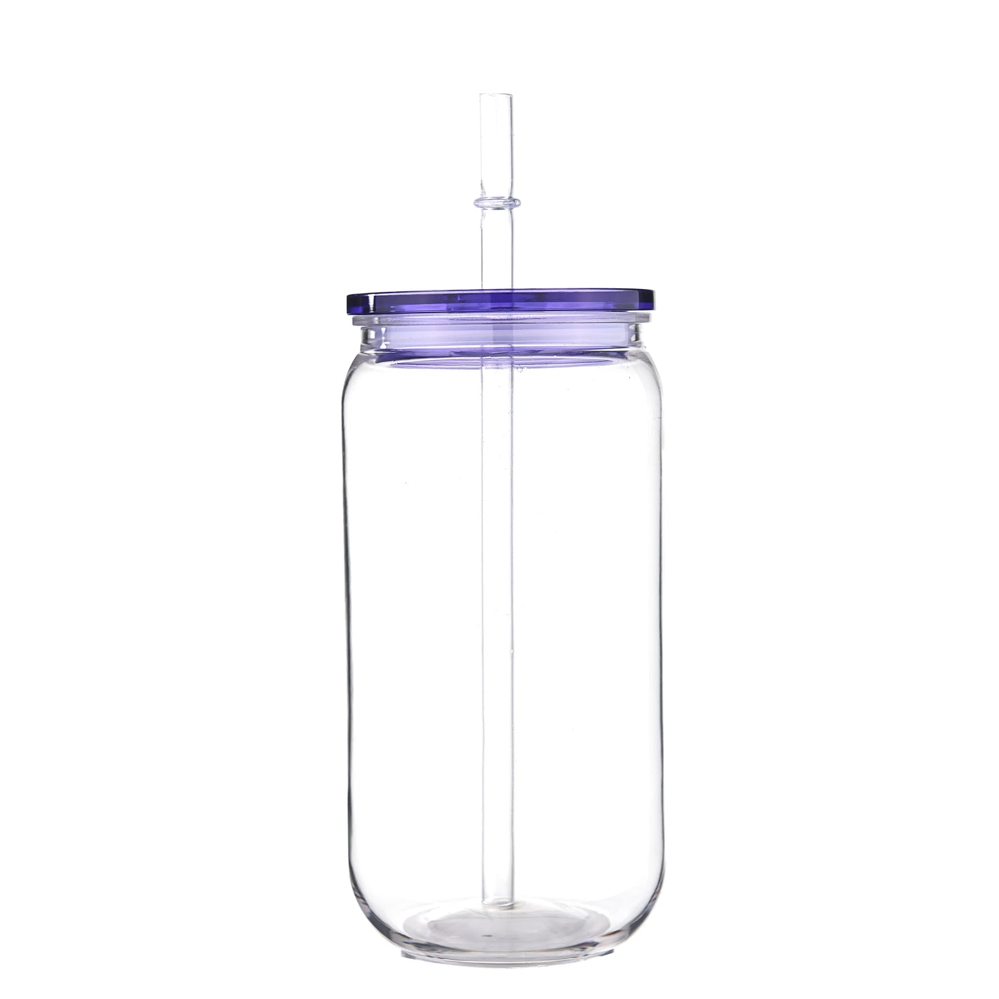 16oz Colorful Lid Transpare Plastic Cup with Lids And Straws Replacement Lids