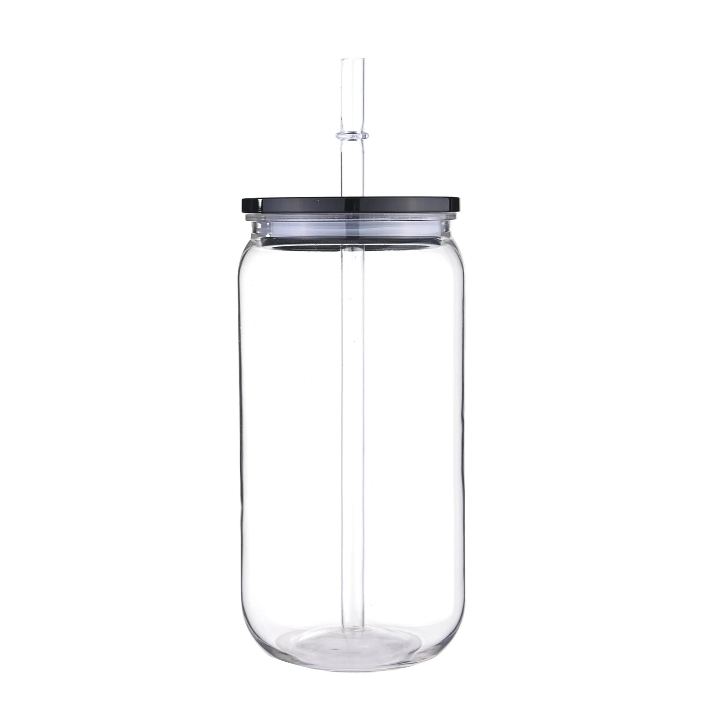 16oz PET Plastic Cups Equipped With Replaceable Colored Lid And Straw