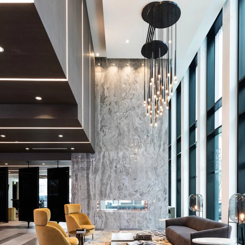 Modern Dining Room Chandelier Minimalist Design Living Room Kitchen Bedroom Light Study Cafe Led Bar Staircase Chandelier